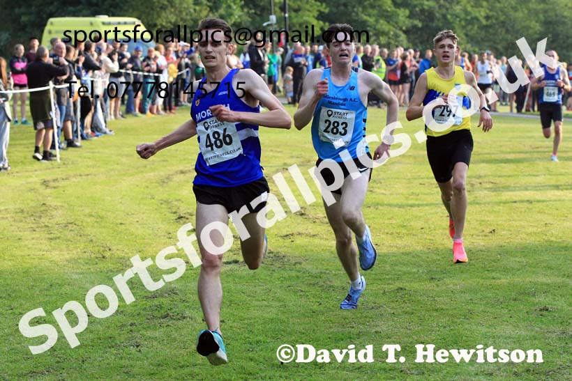 Snior mens 2023 Sunderland 5k Road Race, July 20th.  Photo: David T. Hewitson/Sports for All Pics